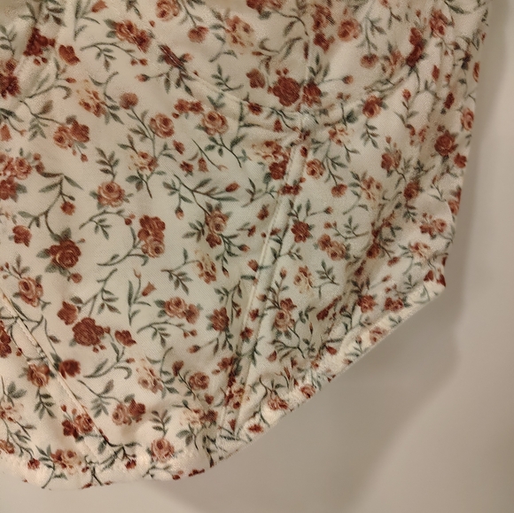 Francesca's Mi Ami Floral Mesh Corset - Picture 3 of 4